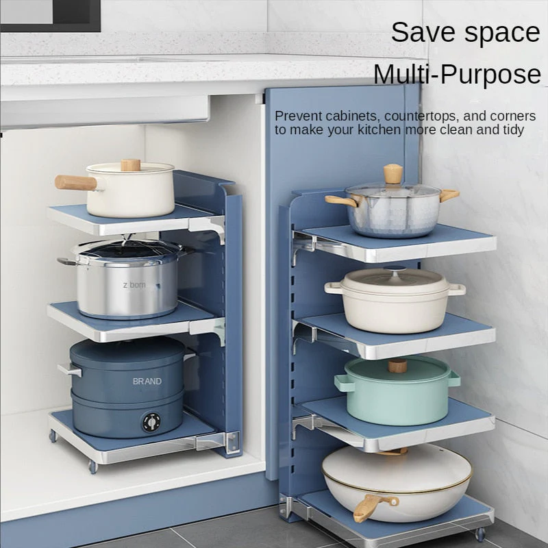 Multi-Layer Smart Sorter Kitchen Storage Rack - Image 3