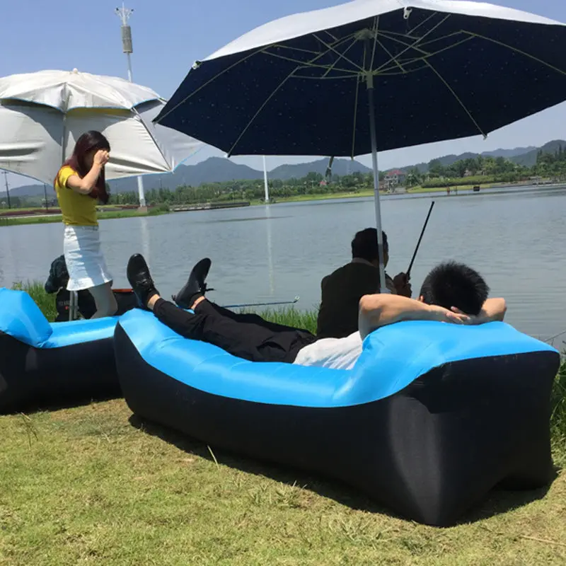 Portable Inflatable Outdoor Air Sofa Bed Lounger - Image 3