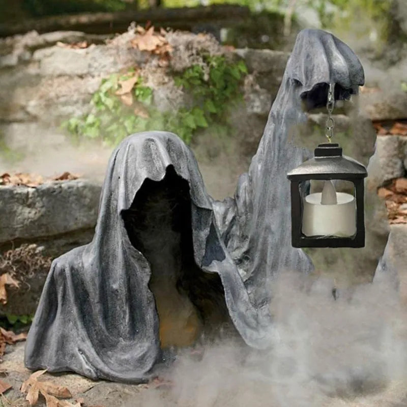 Mystic Silhouettes Ground Halloween Decor Lamp - Image 1