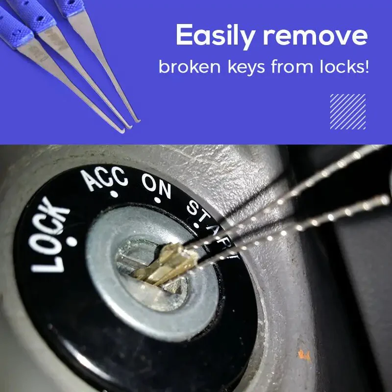 Lock Fixer Car Broken Key Professional Repair Set - Image 2