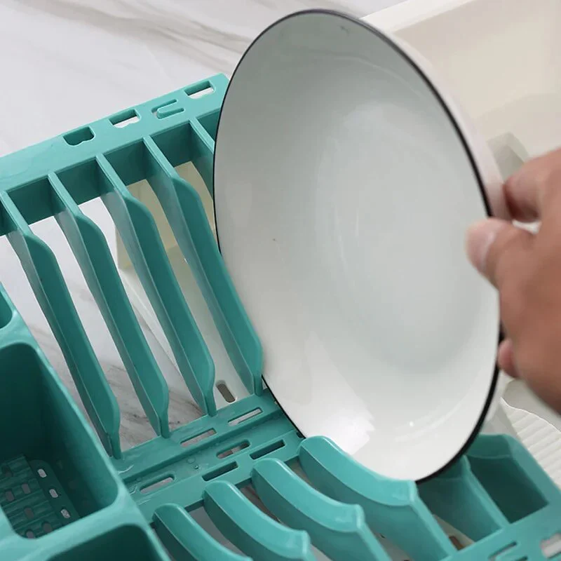 Efficient Kitchen Retractable Dish Drain Rack - Image 3