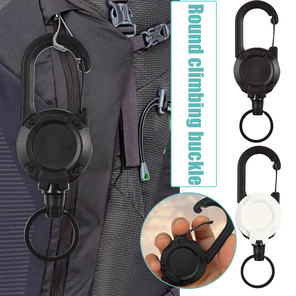 Heavy Duty Retractable Pull Practical Keychain - Image 3