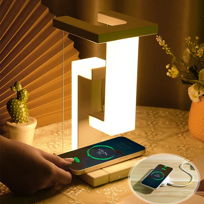 Levitating Glow Wireless Charging Lamp - Image 2