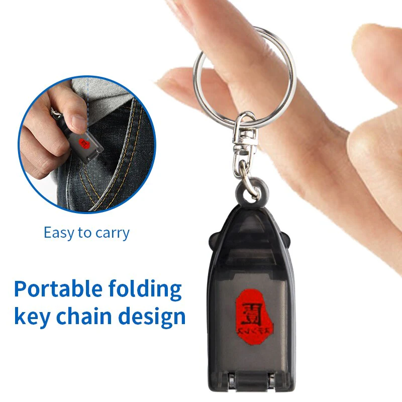 Stainless Steel Nail Clipper Keychain - Image 3