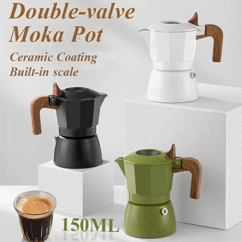 Vintage Double-Valve Espresso Pot - Image 3