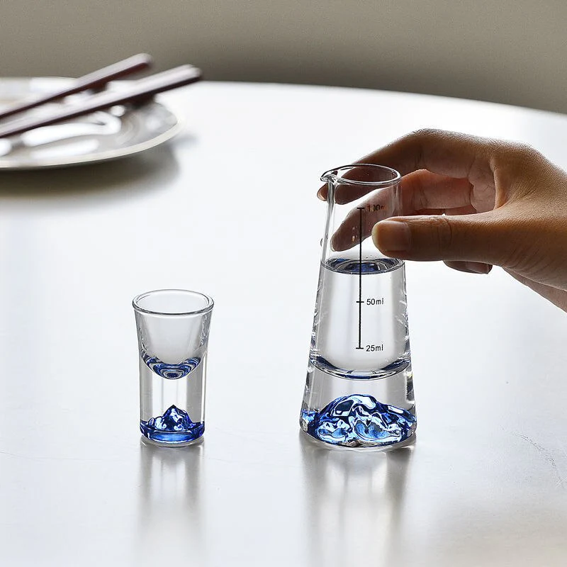 Japan Style Lead-Free Mountain Glass Set - Image 2