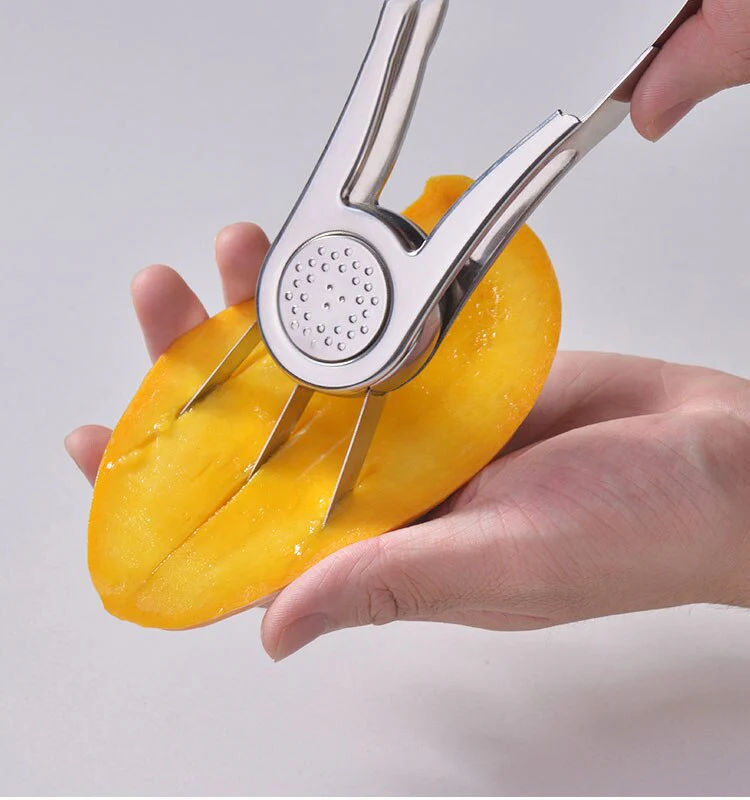 Stainless Steel Mango Slicer Tool - Image 2