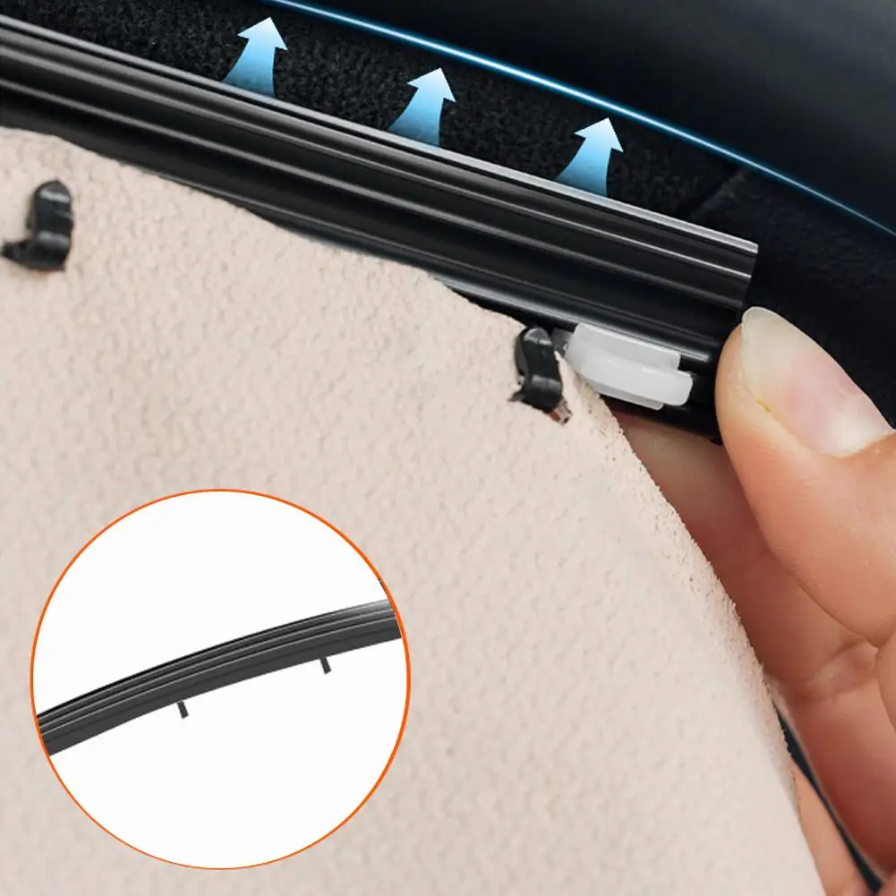 Magnetic Slide Retractable Rail Car Window Curtains - Image 3