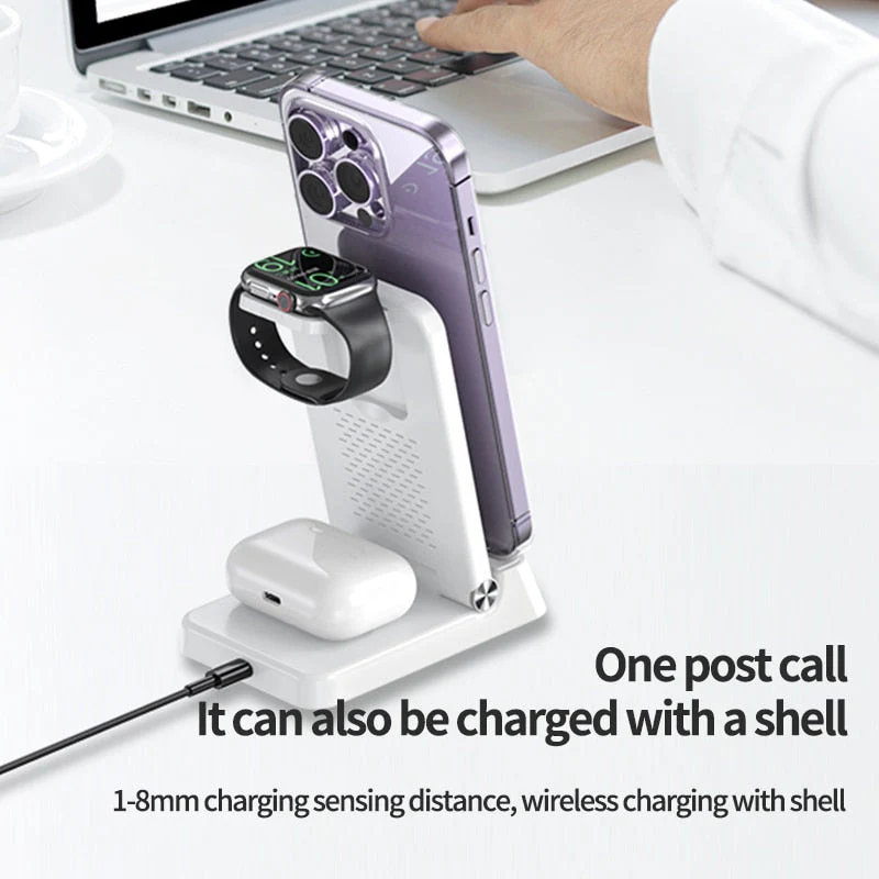 4in1 Foldable Fast Wireless Charging Dock - Image 2