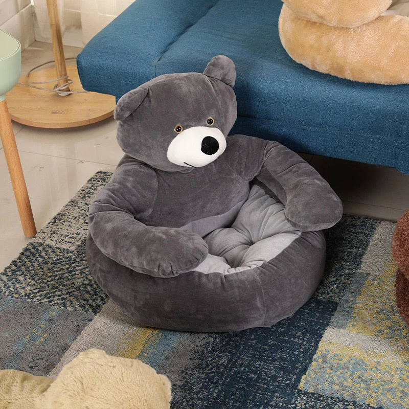Snuggly Bear Super Soft Comfy Pet Bed - Image 3