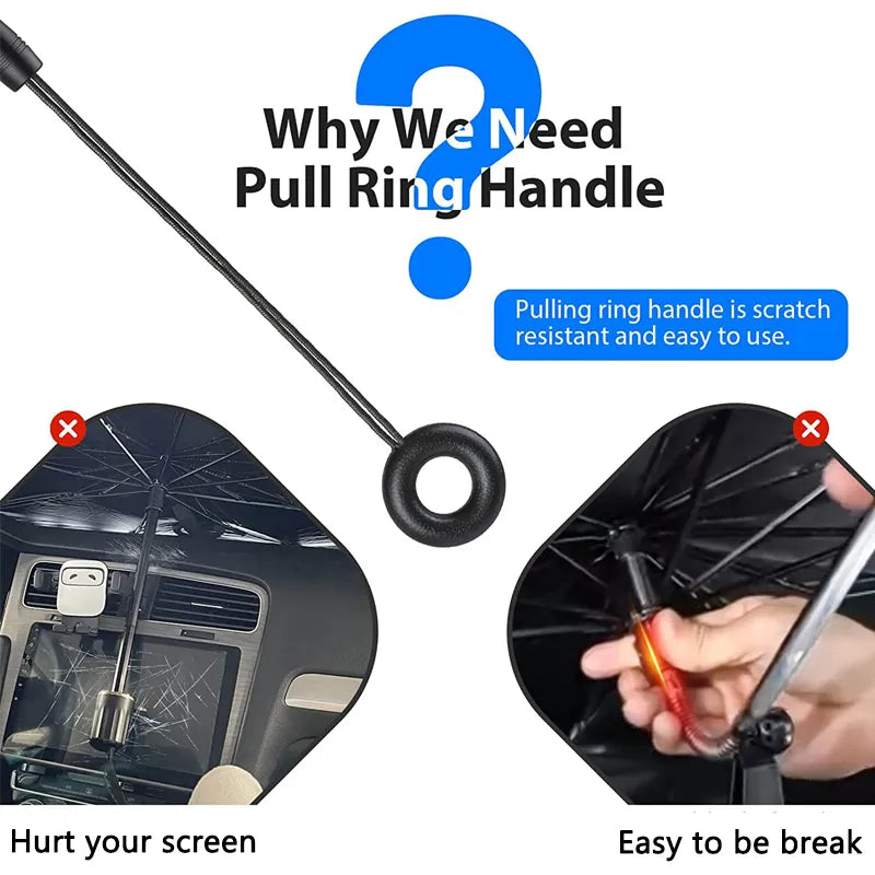 Sunshield Foldable Car Windshield Umbrella - Image 2
