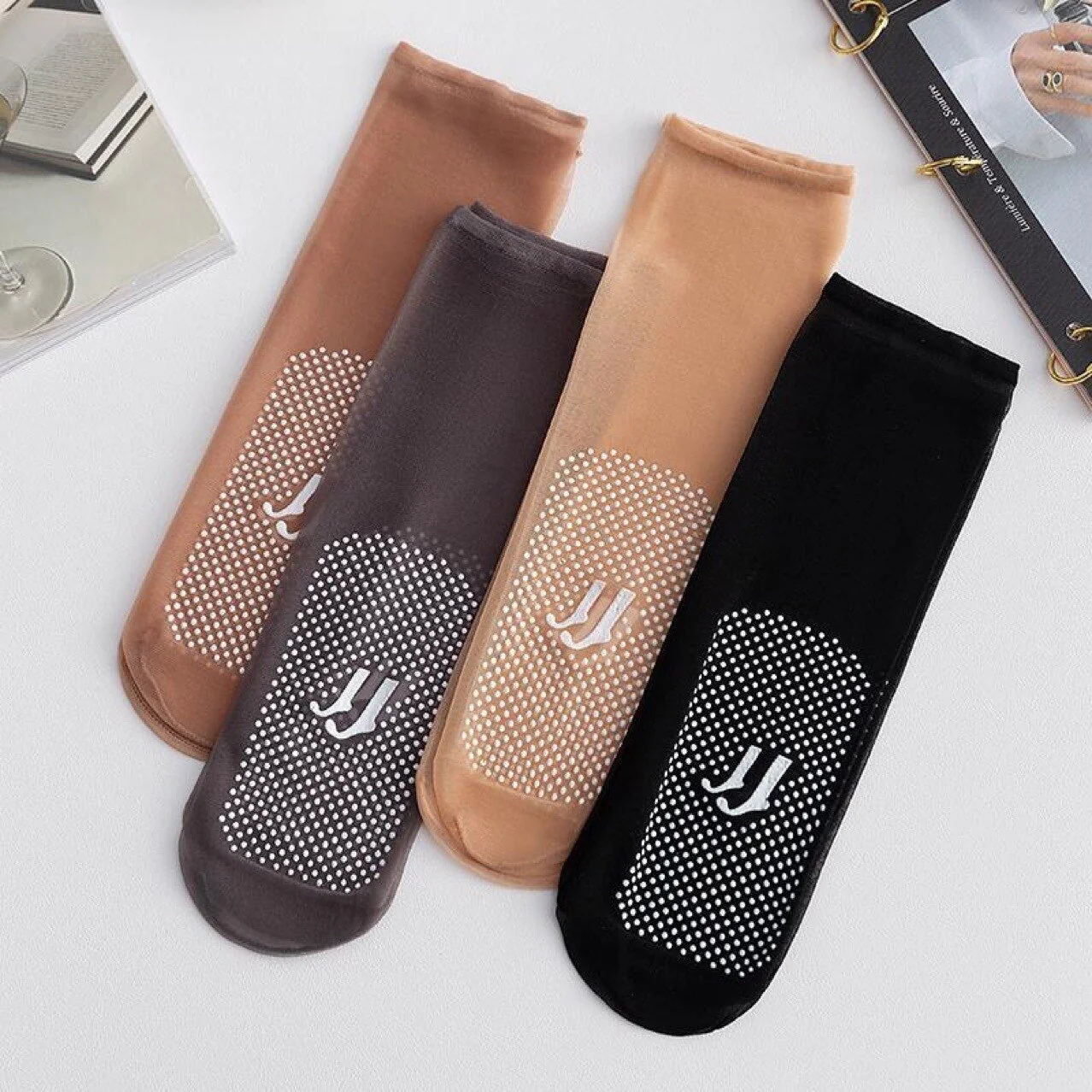 Summer Type Breathable Ultra-thin Silk Women Socks - Image 2
