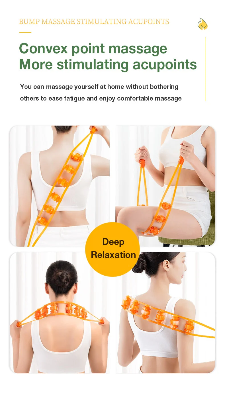 Multifunctional Body Neck Massage Roller - Image 3