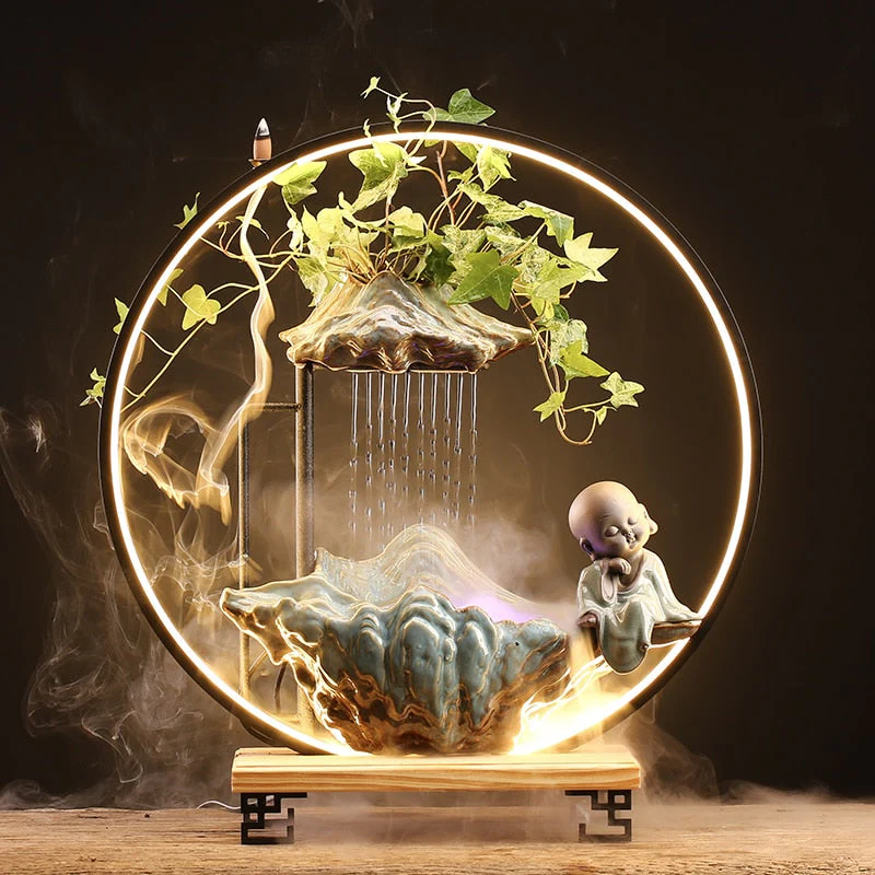 Forest Life Aroma Therapy Waterfall Incense Burner - Image 1