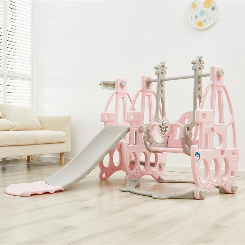 Kids Multifunctional Indoor Playground Slide Set - Image 2