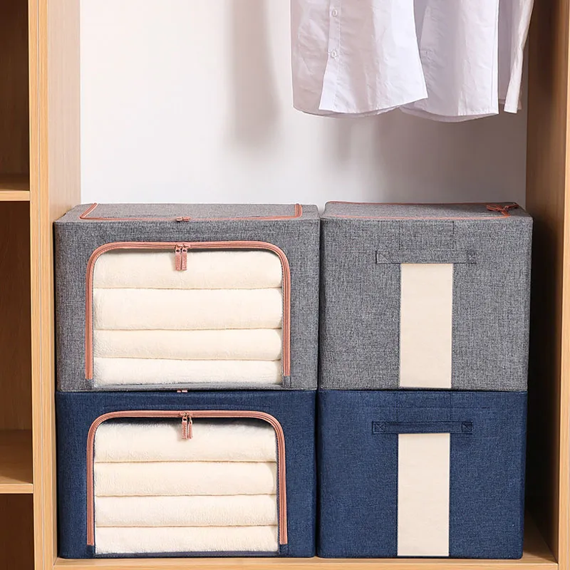 Foldable Storage Space-Saving Large Organizer Box - Image 3