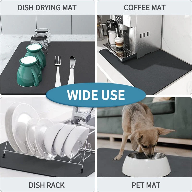 Large Water Absorbent Kitchen Draining Pad - Image 3