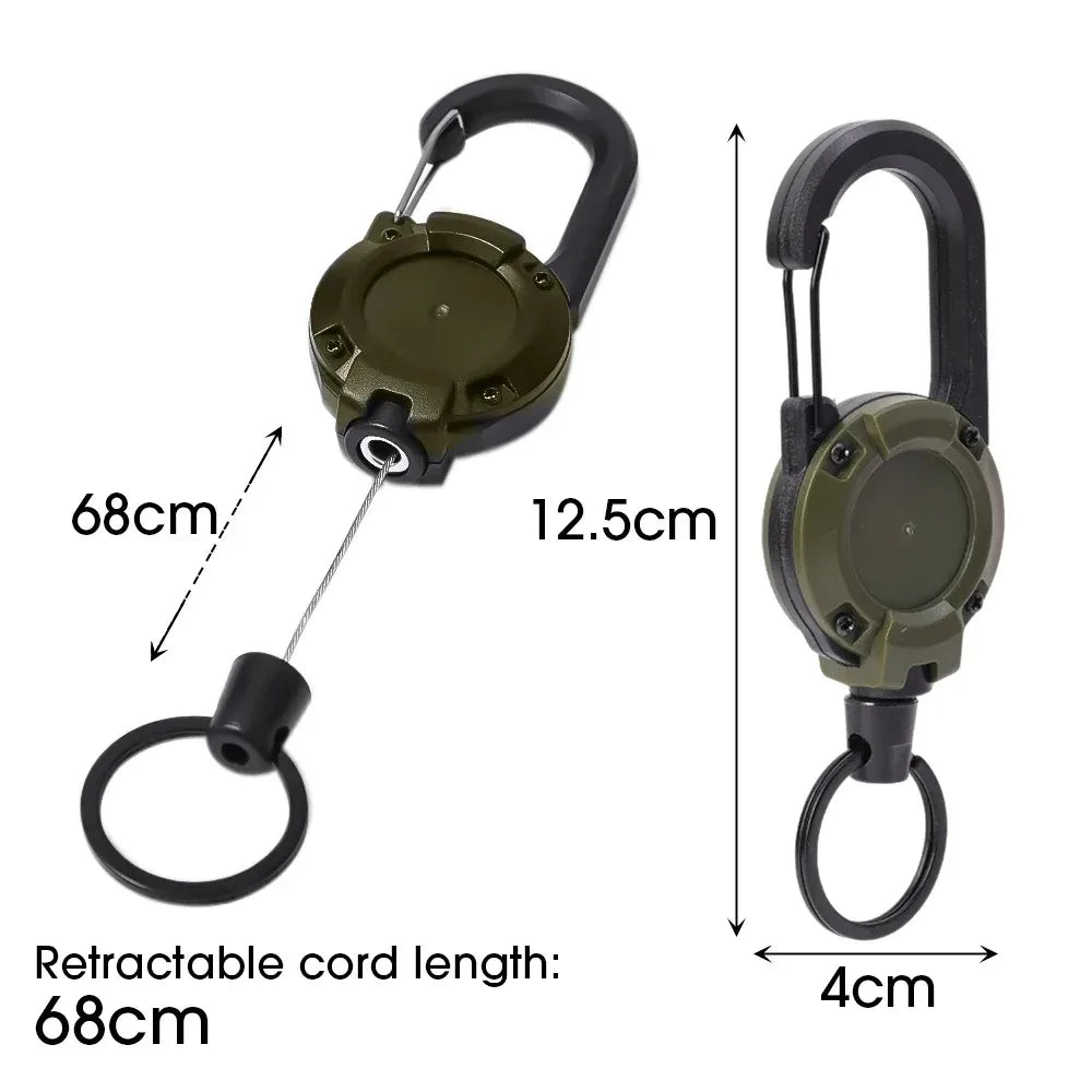 Trail Lock Anti-Lost Retractable Carabiner Keychain - Image 3