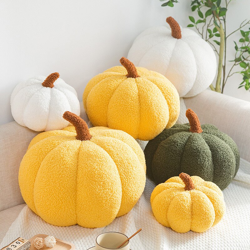 Soft Pumpkin Plush Halloween Pillows - Image 2