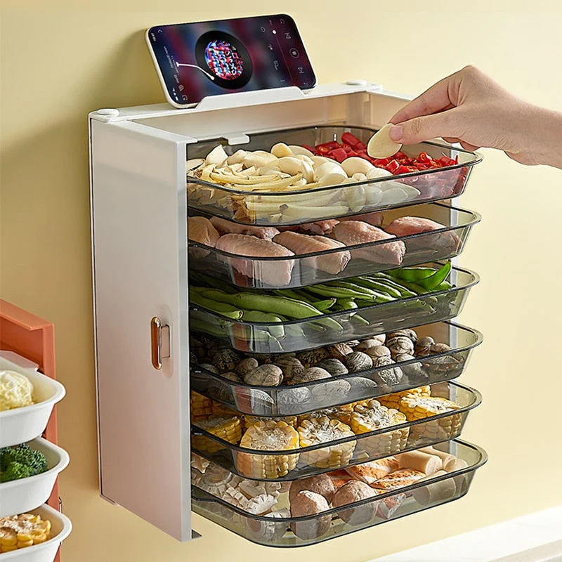 6-Layer Kitchen Food Plate Organizer - Image 2