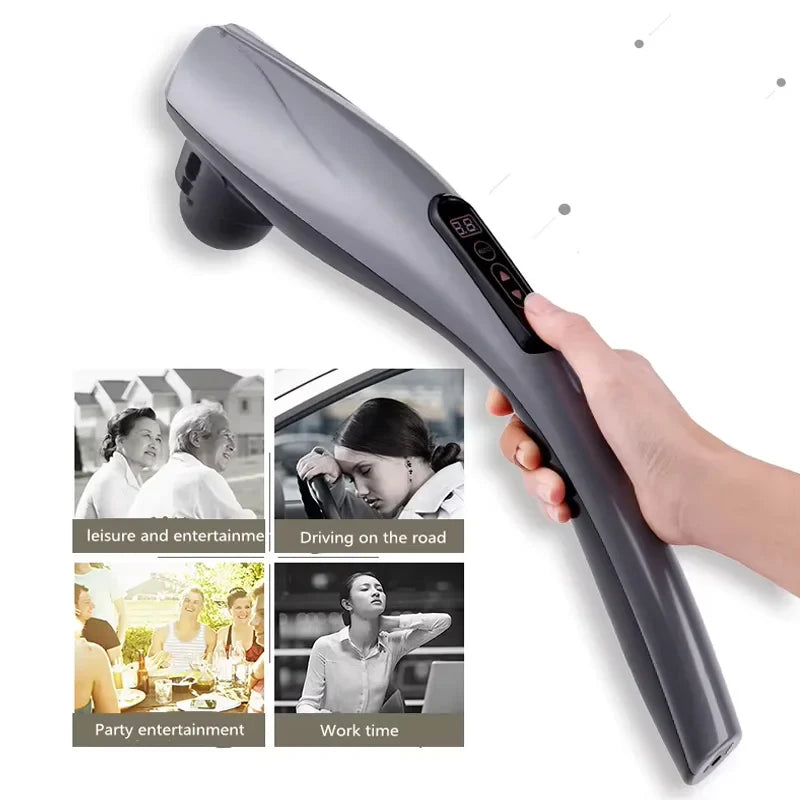 Deep Muscle Relax Rechargeable Hand Held Massager - Image 3
