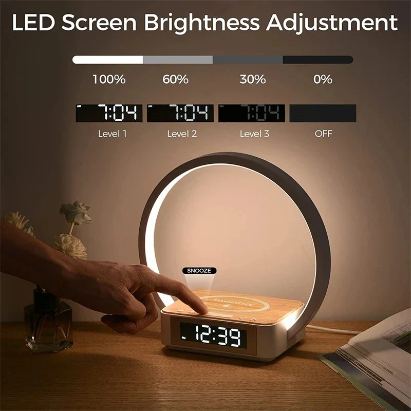 Night Circle Wireless Charger Interactive Lamp - Image 2