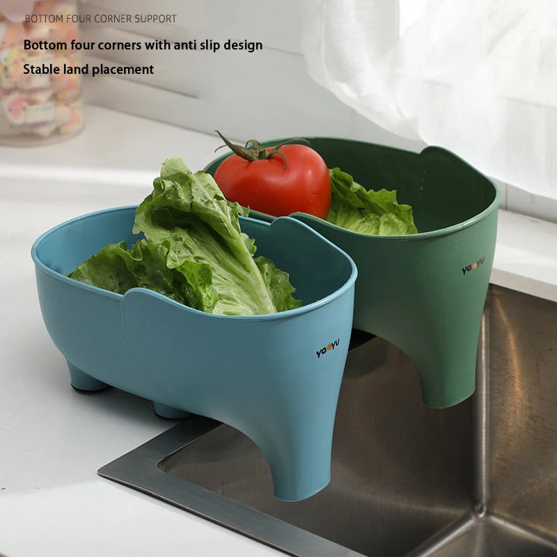 Elephant Easy Drain Sink Basket - Image 3