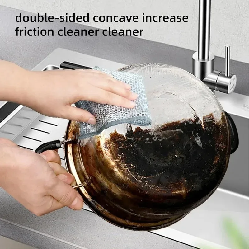 Silver Wire Double-Sided Ultra-Absorbent Design Cleaning Cloth - Image 2