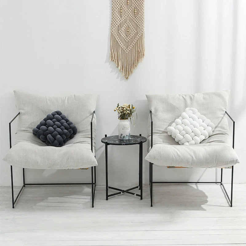 Knotted Ball Decorative Pillow - Image 3
