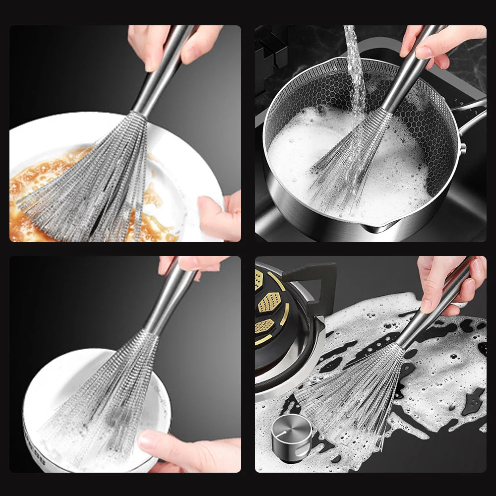 Anti-Scratch Easy Pan Cleaning Brush - Image 2