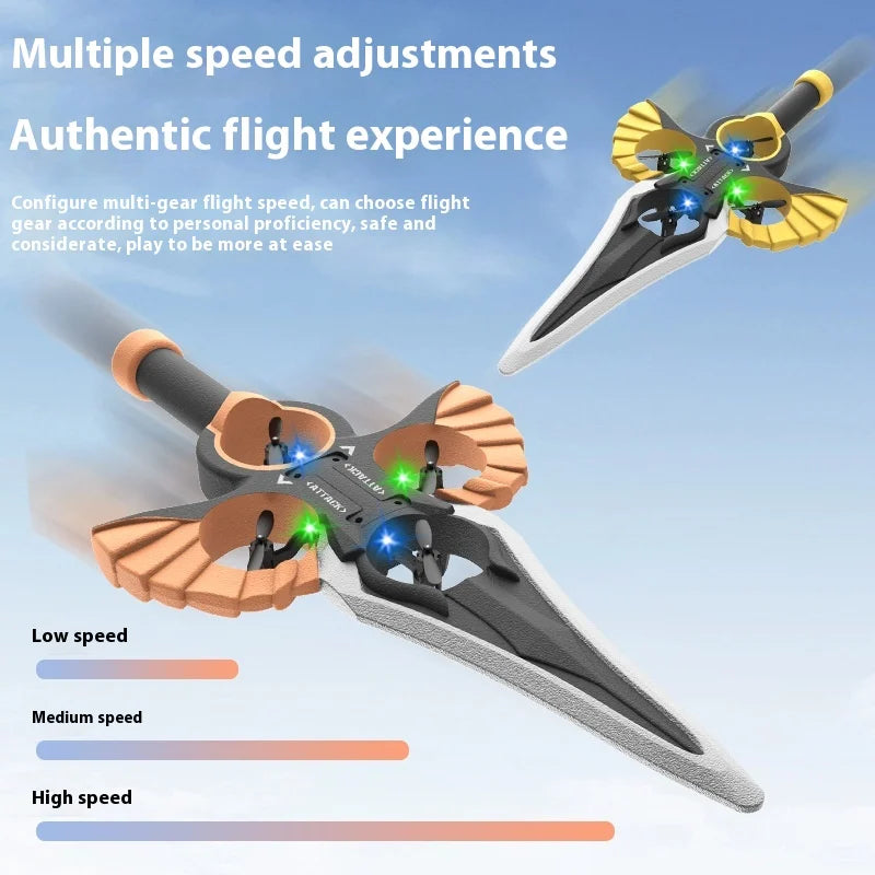 Flying Battle Sword Remote Control Drone Toy - Image 2