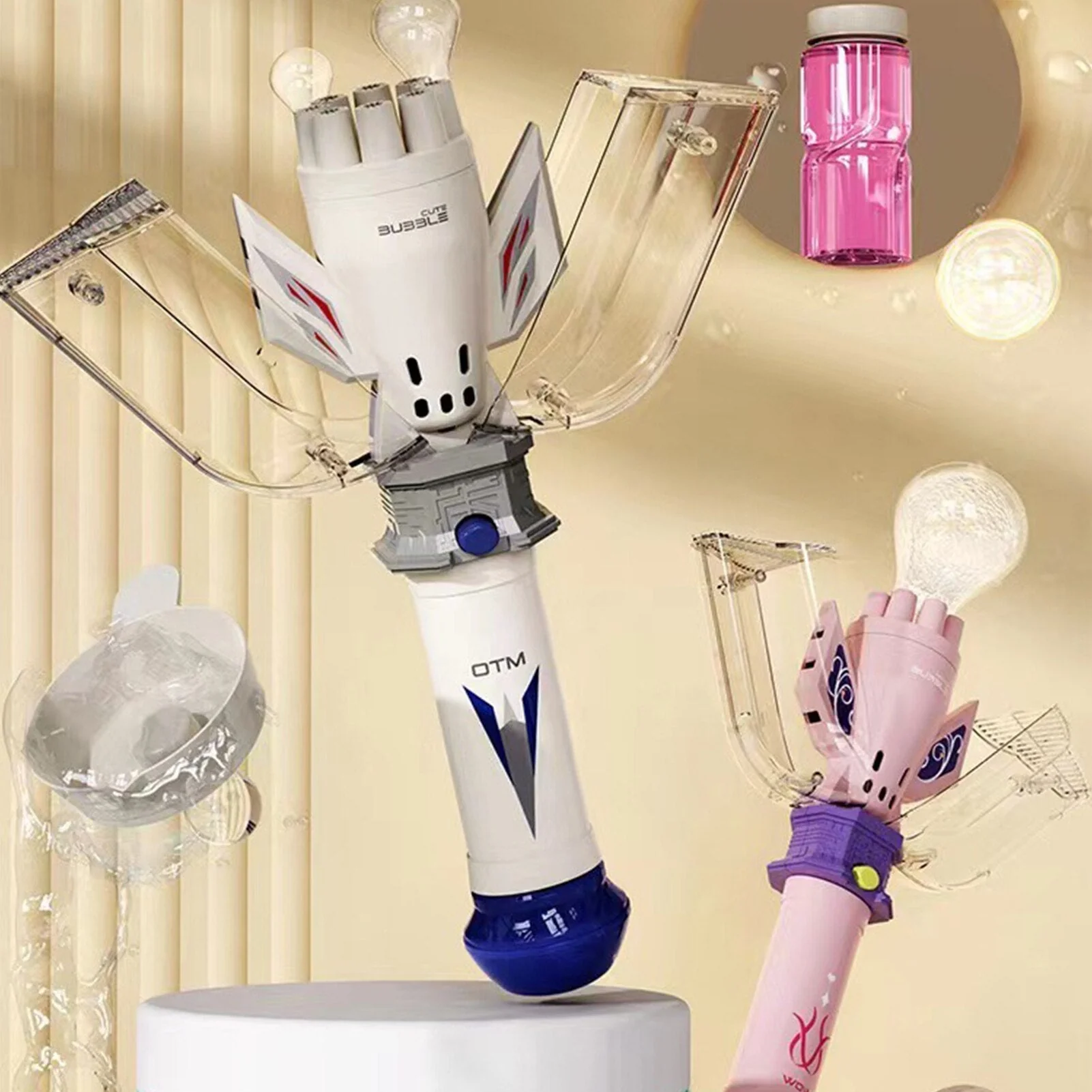 Magic Burst Bubble Blower Wand - Image 1