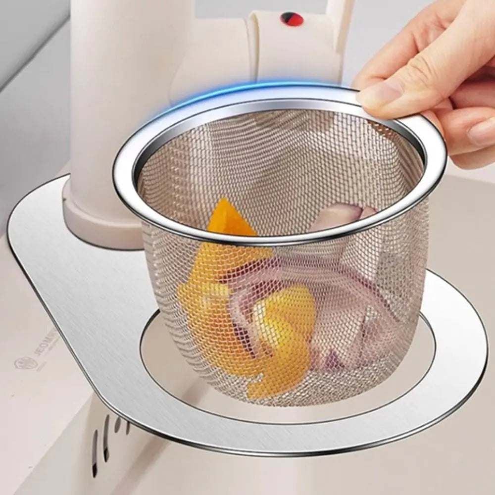 Stainless Steel Sink Organizer Drain Basket - Image 1