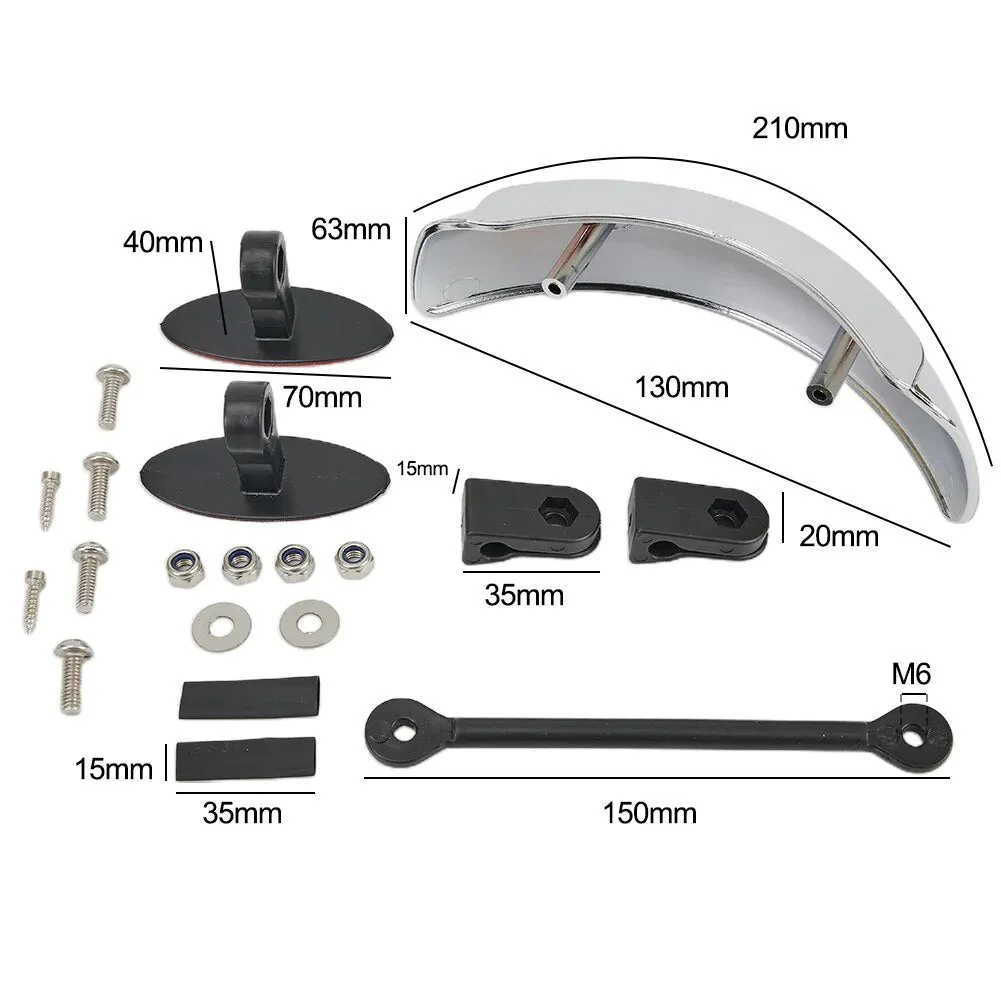 180 Degree Motorcycle Blind Spot Mirror - Image 3