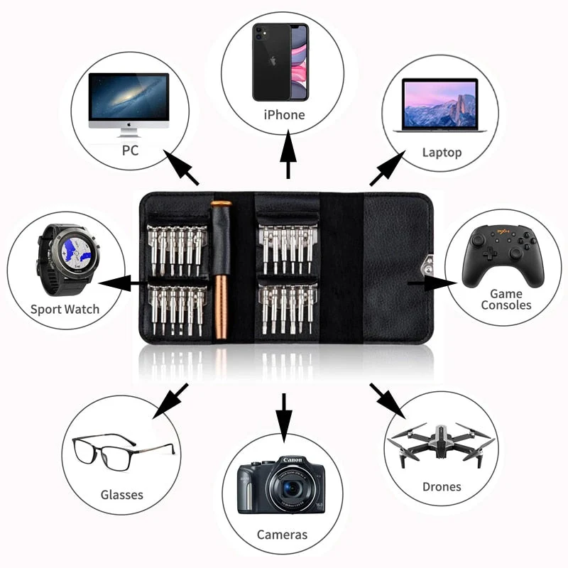 25in1 All-Purpose Complete Screwdriver Kit - Image 2
