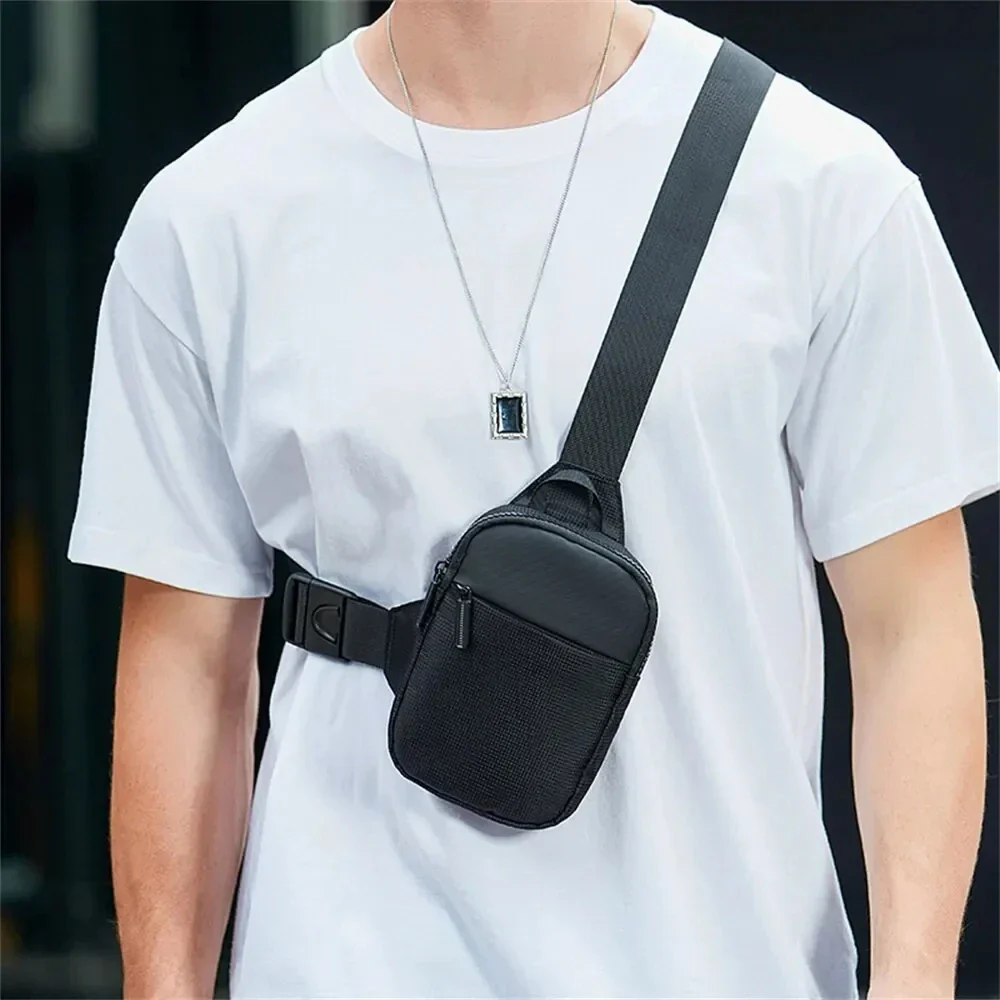 Stylish Functional Oxford Crossbody Men Casual Shoulder Bag - Image 3