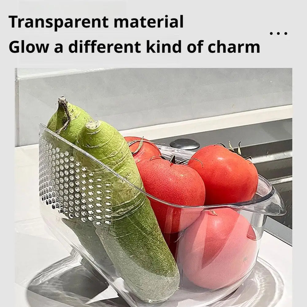 Veggie & Fruit Wash Easy Drain Basket - Image 3