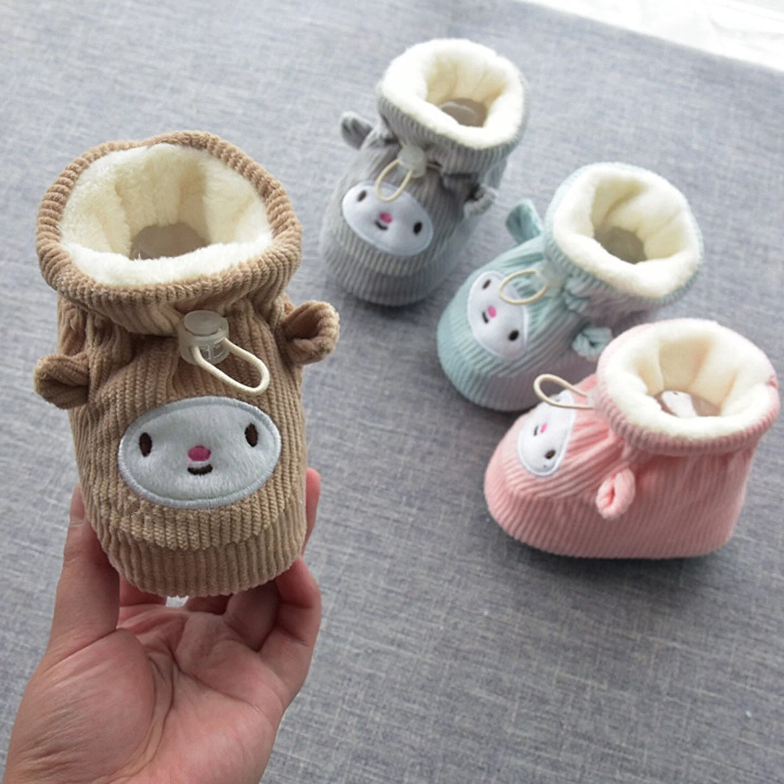Happy Baby Thick Warm Cotton Indoor Shoes - Image 2