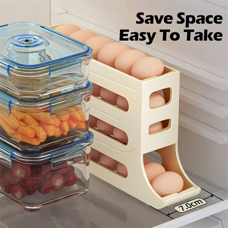 Eggs Dispenser Fridge Organizer Rack - Image 3