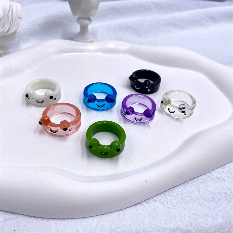 Smiling Frog Kids Ring - Image 2