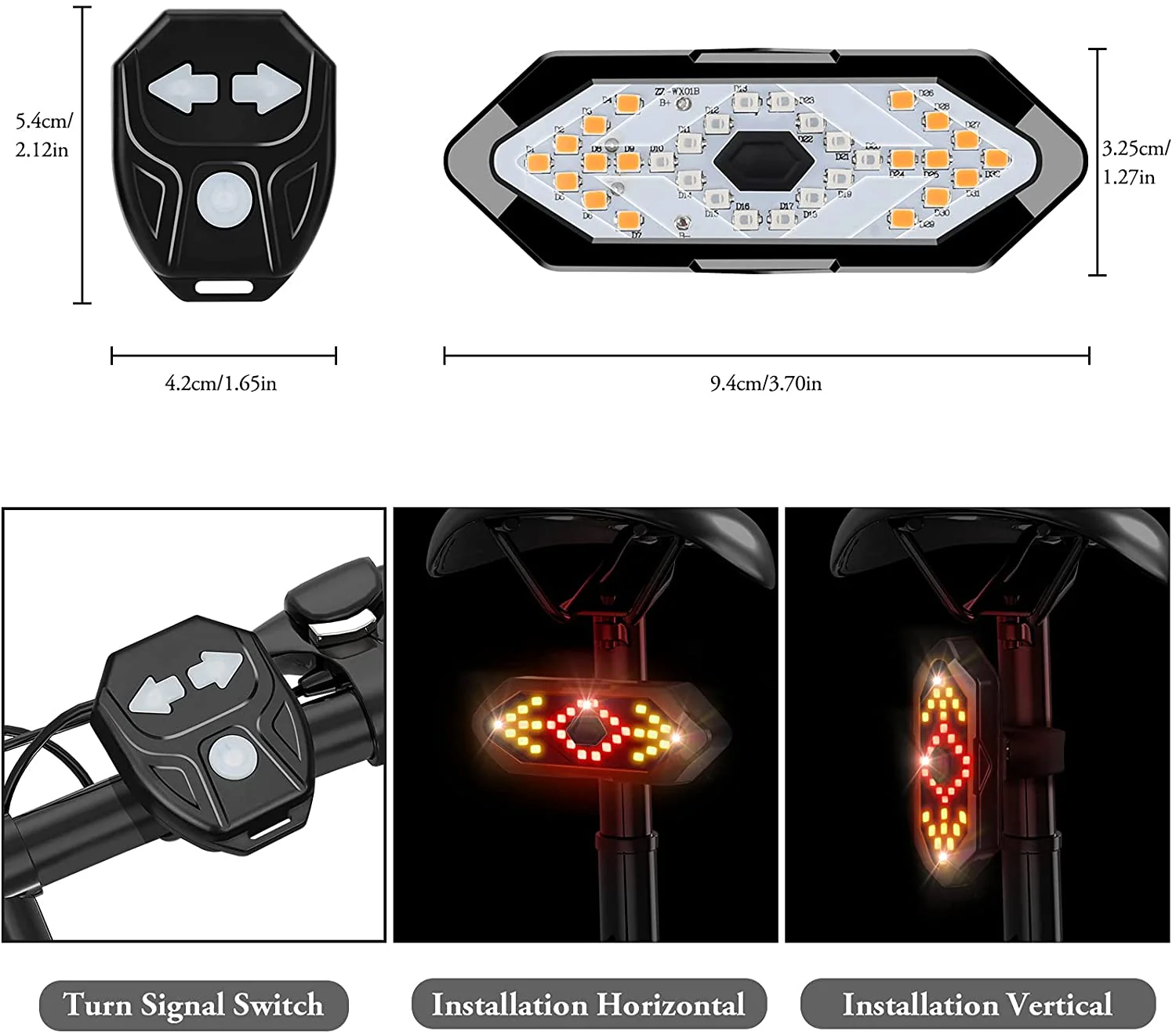 LED Wireless Bike Turn Signal - Image 3