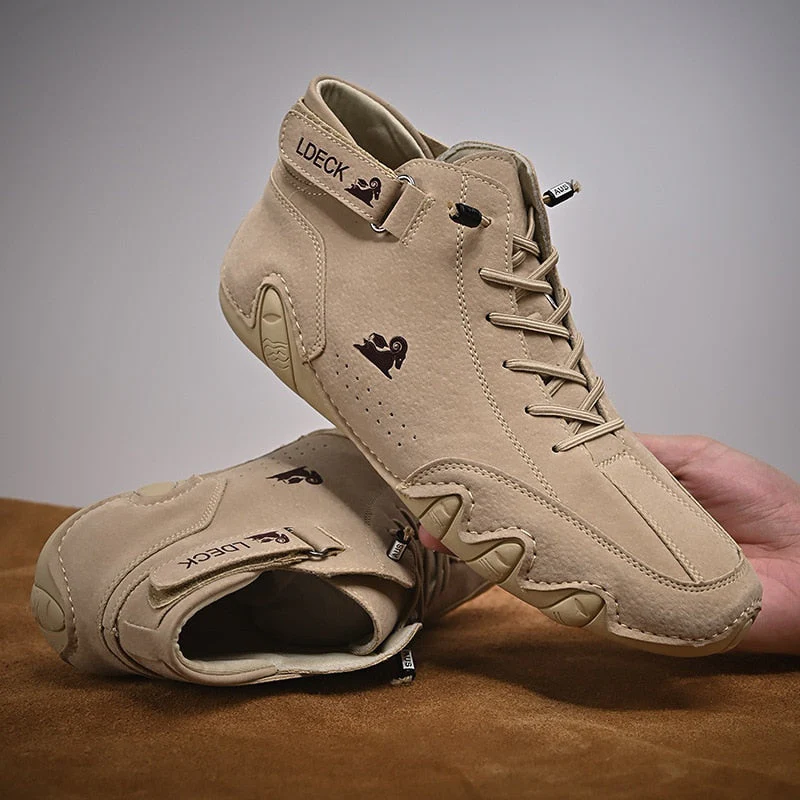 Italian Style Leather Casual Boots - Image 3