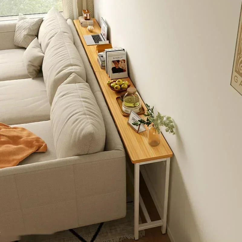 Sofa Gap Table Narrow Modern Space-Saving Table - Image 1