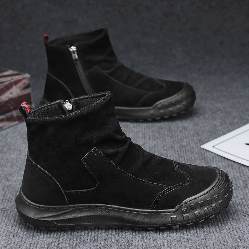 Motorcycle Weather-Resistant Slip-On Boots - Image 3