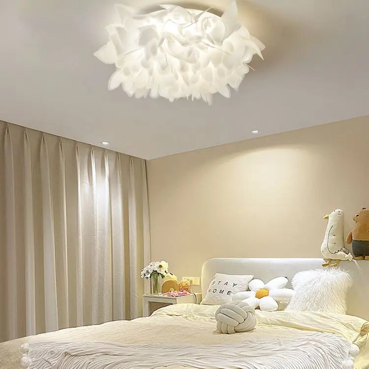 White Flower LED Multi-Mode Dimming Home Ceiling Lamp - Image 3