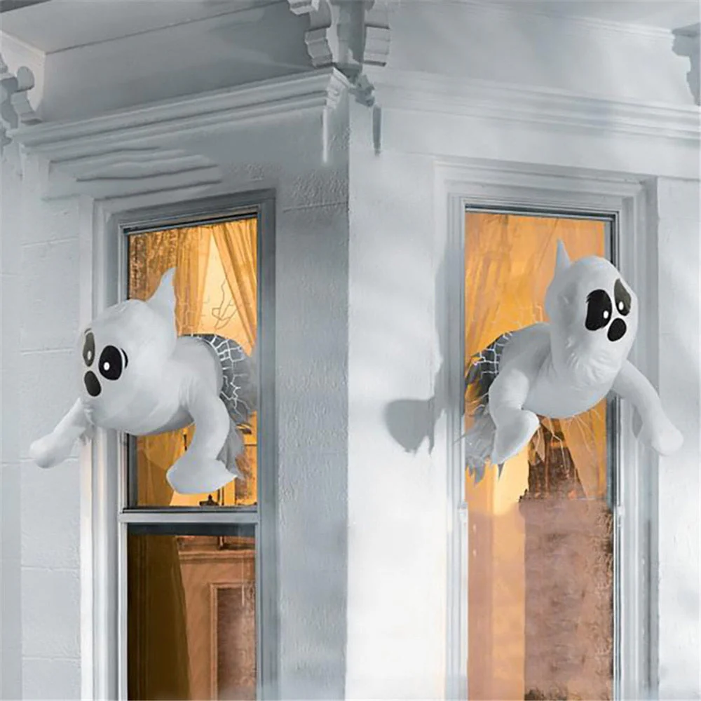 Window Crashing Ghost Halloween Decoration - Image 3