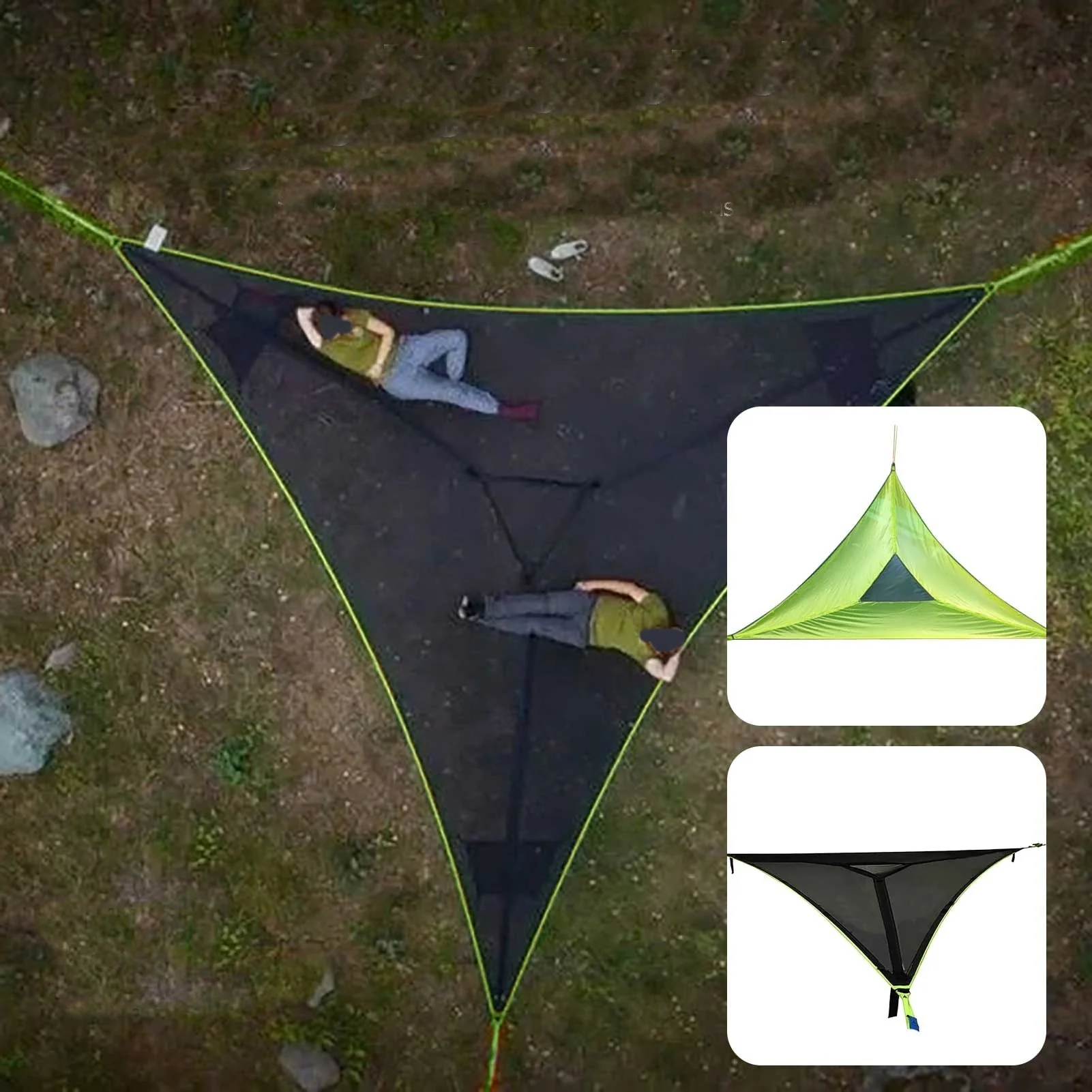 Triangle Giant Aerial Camping Hammock - Image 3