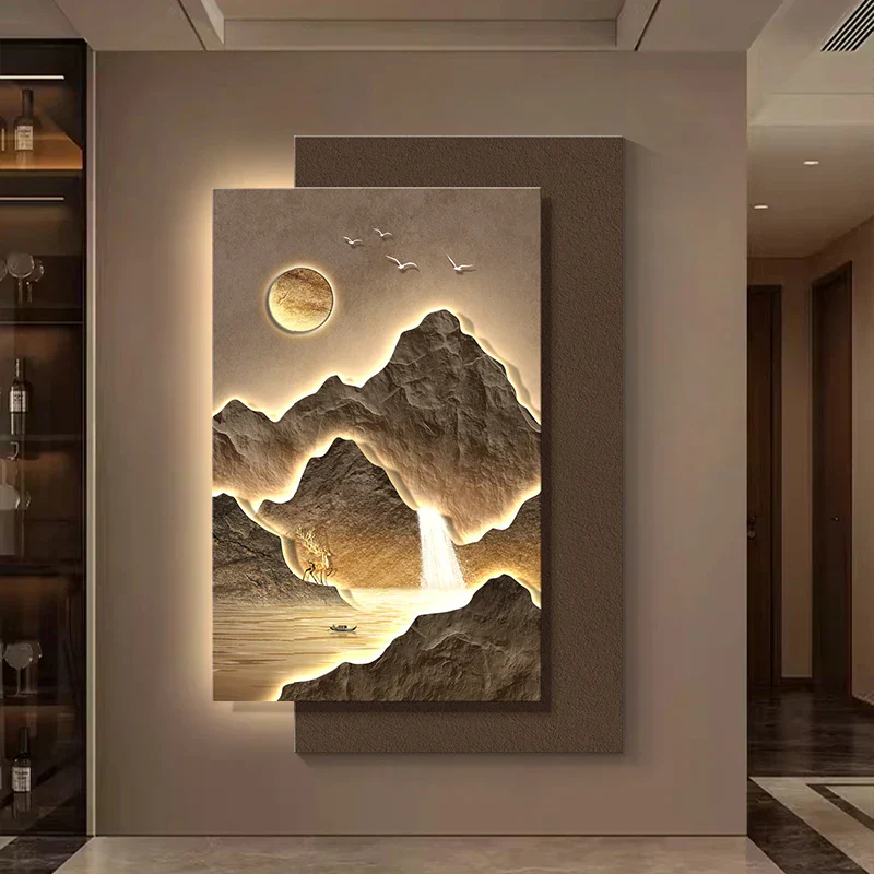 Mountain Landscape Modern Wall Art - Image 2