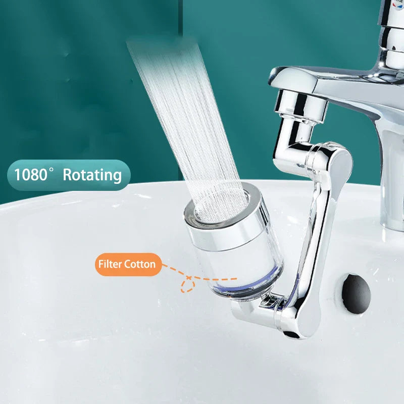 Full Rotating Robot Arm Water Saving Faucet Extender - Image 3