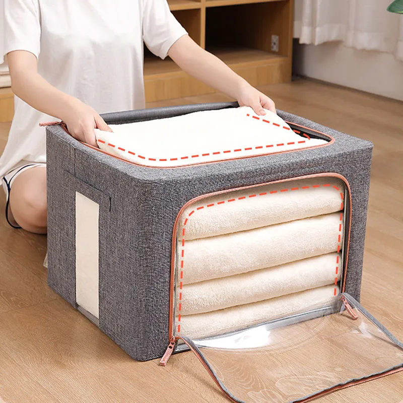 Foldable Storage Space-Saving Large Organizer Box - Image 2